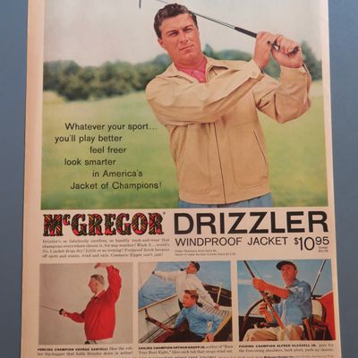 1957 McGregor Drizzler Jacket with Peter Thomson