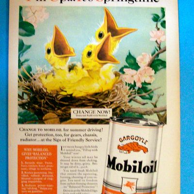 Vintage Ad: 1940 Mobil Oil