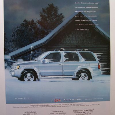 Vintage Ad: 2001 Infiniti  QX4