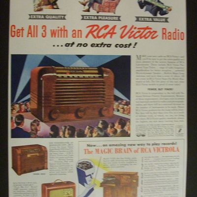 Vintage Ad: 1941 RCA Victor Radio
