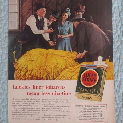 1940 Lucky Strike Cigarettes with Bill Currin