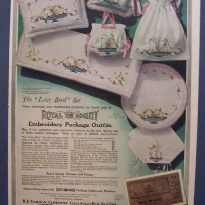 1916  Royal  Society  Embroidery  Package  Outfits