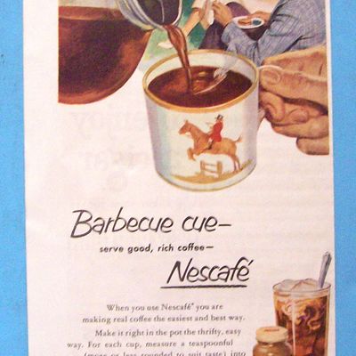Vintage Ad: 1951 Nescafe