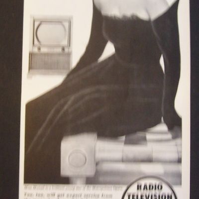 Vintage Ad: 1951 Sylvania Tubes with Patrice Munsel