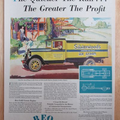 1929 REO Speed Wagon with Silverwood's Ice Cream Truck