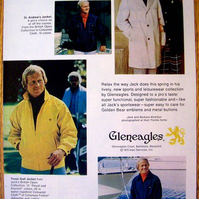1975 Gleneagles with Golfer Jack Nicklaus