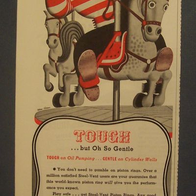 Vintage Ad: 1940 Hastings  Steel - Vent Piston Rings