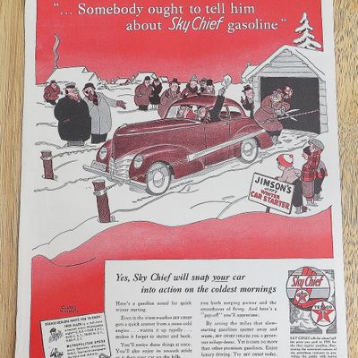 1941 Texaco With Sky Chief Gasoline