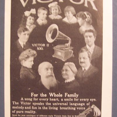 Vintage Ad: 1907  Victor II