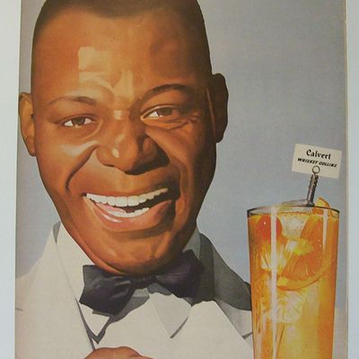 1941 Calvert Whiskey with Waiter Holding A Tray