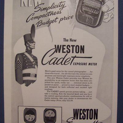 1949  Weston  Exposure  Meters