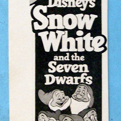 Vintage Ad: 1952 Snow White & The Seven Dwarfs