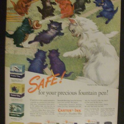 1944  Carter's  Ink  for  Fountain  Pens