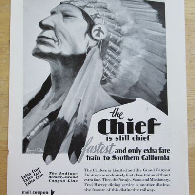 1929 Santa Fe with the Chief