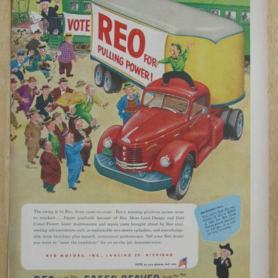 1952 Reo Trucks With The Eager Beaver