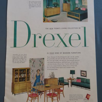 1954 Drexel Furniture with Elm & Beech Pieces