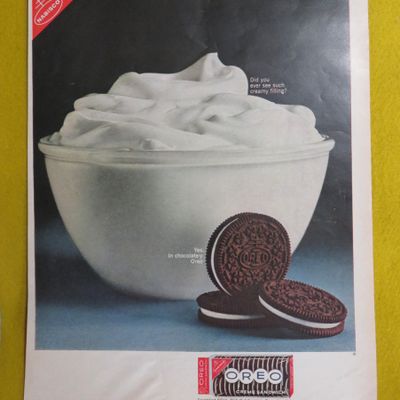 1964 Oreo Cookies with Oreo Creme Sandwich