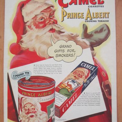 1946 Camel Cigarettes with Santa Claus