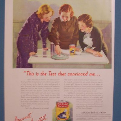 1933  Old Dutch Cleanser