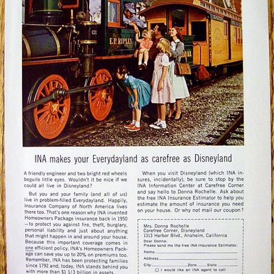 1963 Insurance Company of North America with Disneyland