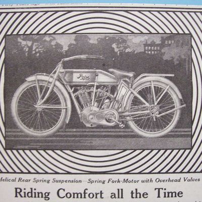 Vintage Ad: 1913 Pope Motorcycles