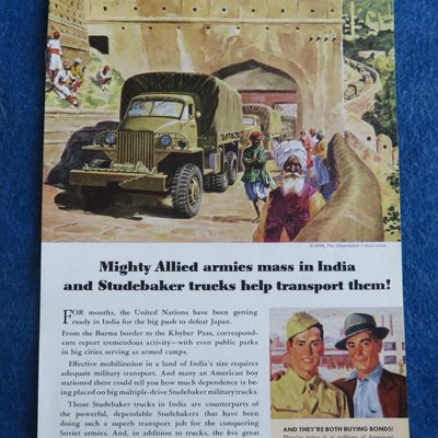 1944 Studebaker with the Mighty Allied Armies