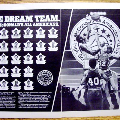 1983 Mc Donald's Dream Team with Kenny Smith