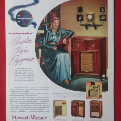 1948 Stewart-Warner Radio with the Mount Vernon Model