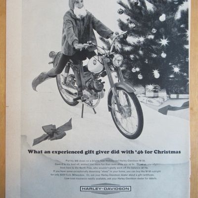1964 Harley-Davidson w/Holiday Red Harley Davidson M-50