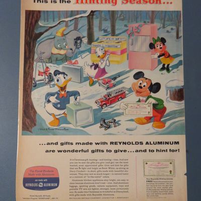 1957 Reynolds Aluminum with Mickey & Friends