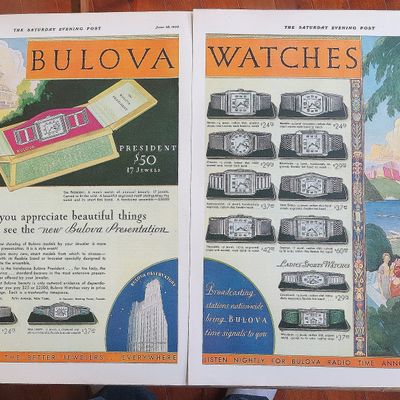 1930 Bulova Watches With Different Watches