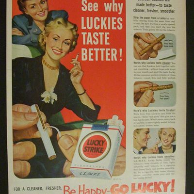 1952  Lucky  Strike  Cigarettes
