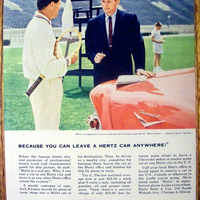 1958 Hertz Rent a Car with Jack Kramer