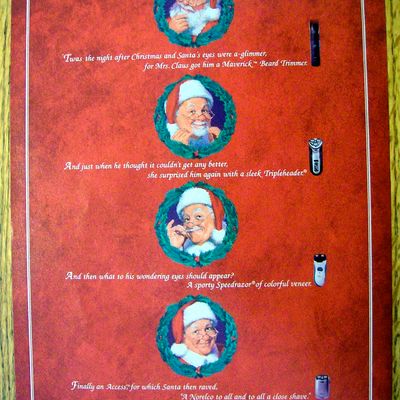Vintage Ad: 1995 Norelco with Santa Claus
