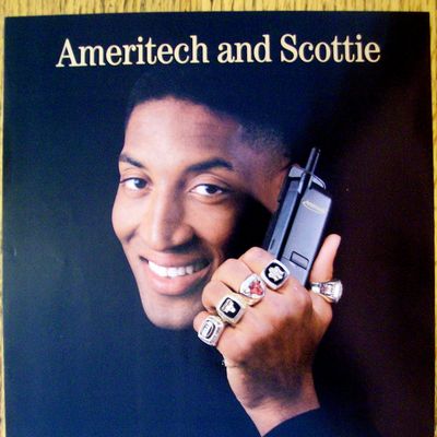 1997 Ameritech with Chicago Bull's Scottie Pippen