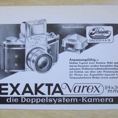 1952 Exakta Varex Camera with the Camera