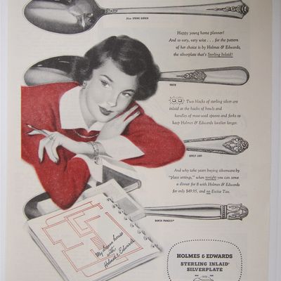 1950 Holmes & Edwards Silverplate w/ Woman