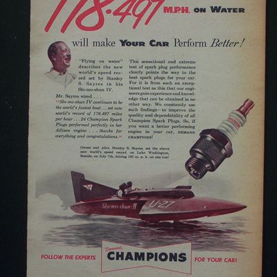 1952 Champion Spark Plugs w/ Guy Lombardo