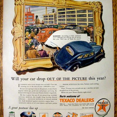 Vintage Ad: 1945 Texaco Dealers