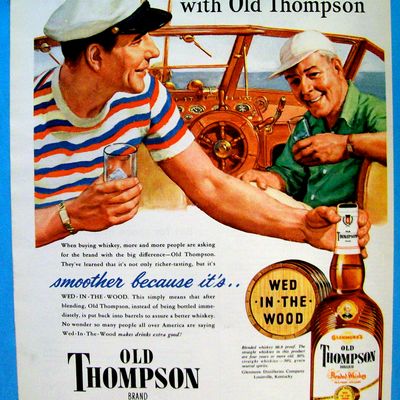Vintage Ad: 1949 Old Thompson Whiskey