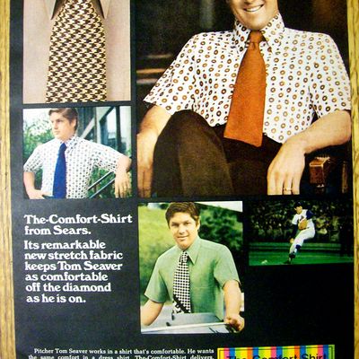 1973 Sears Comfort Shirt with Baseball's Tom Seaver