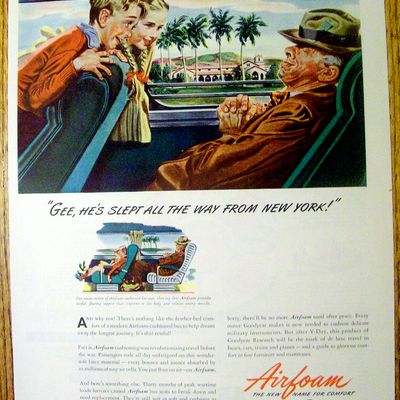 Vintage Ad: 1944 Goodyear Airfoam