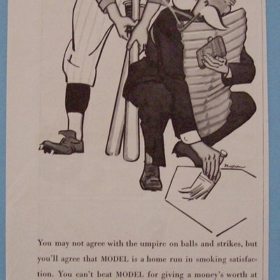 Vintage Ad: 1934 Model Smoking Tobacco