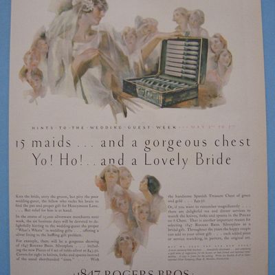 Vintage Ad: 1927 1847 Rogers Bros. Silverplate