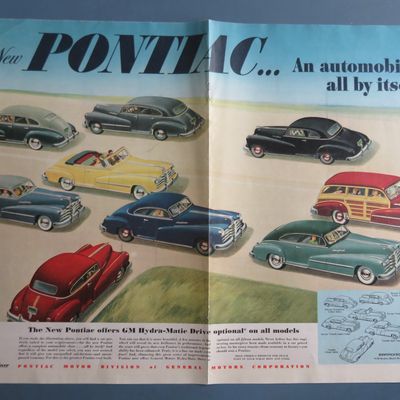 1948 Pontiac Automobile with Automobile Show