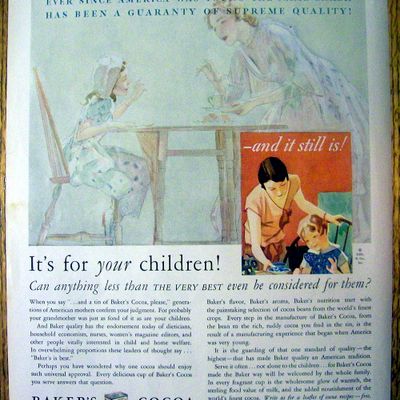 1929 Baker's Cocoa