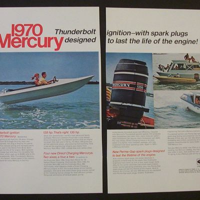 Vintage Ad: 1970  Mercury  (2 pages)