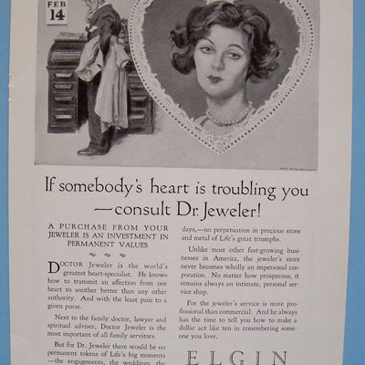Vintage Ad: 1924 Elgin Watch