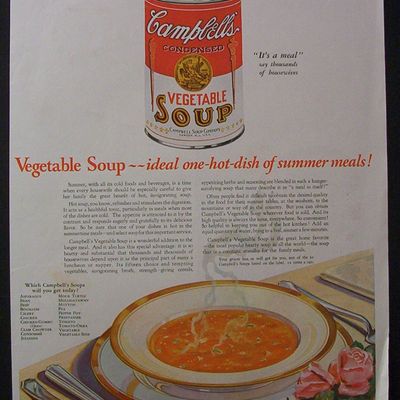 1928  Campbell's  Vegetable  Soup