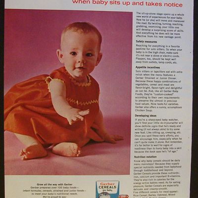1963  Gerber's  Baby  Food